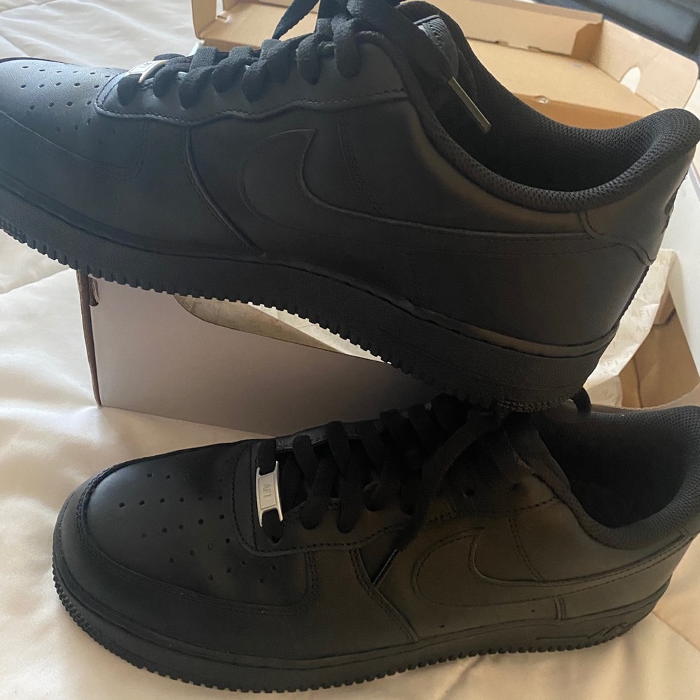 Nike, Black Airforce 1 size 12
